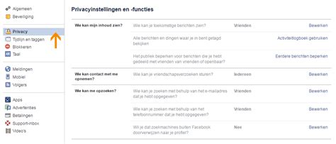 Privacy instellingen Facebook aanpassen 